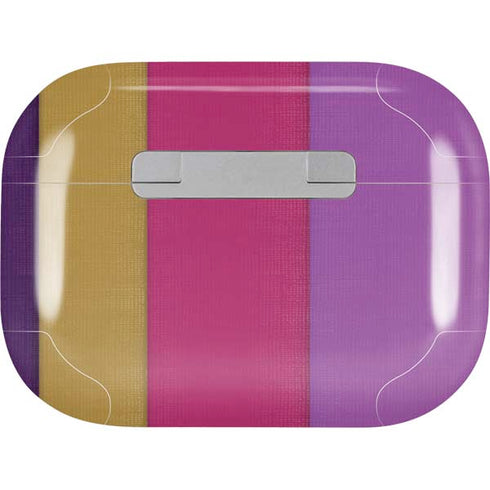 Radiant Orchid Color Block AirPods Skins